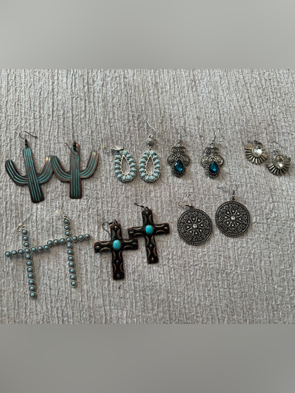 Western woman earrings
